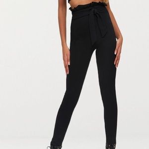 PrettyLittleThing black trousers